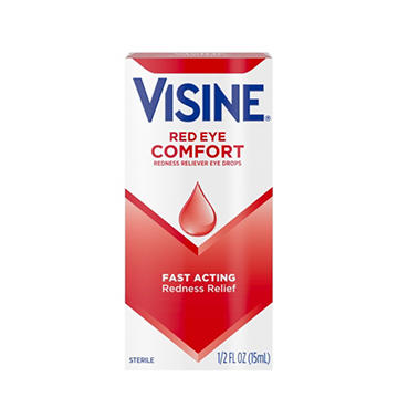 Visine Red Eye Comfort Redness Relief Eye Drops, .5 oz