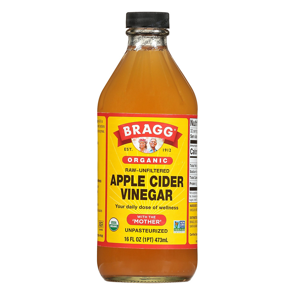 Calories in Bragg Organic Apple Cider Vinegar with The Mother, 16 oz