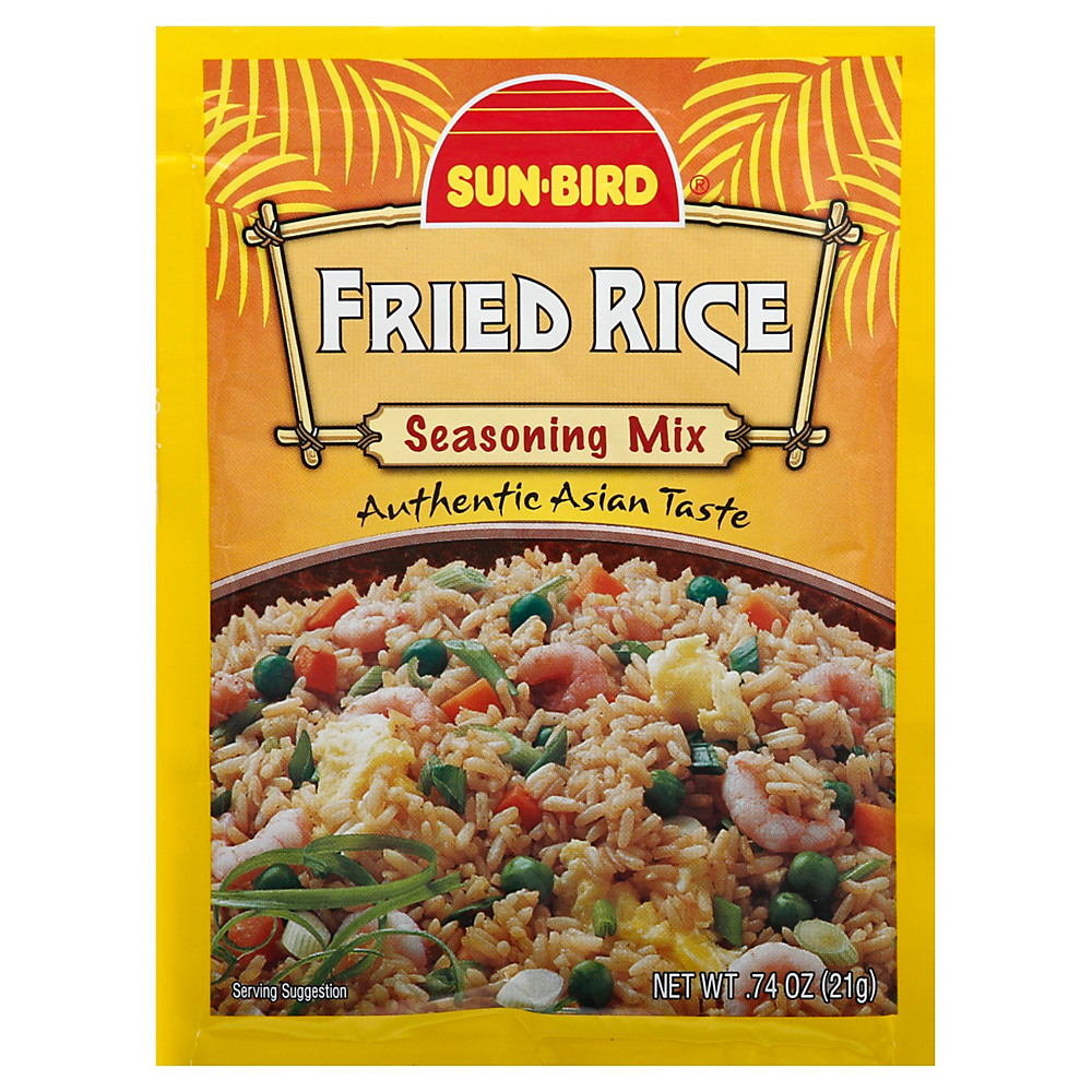 Calories in Sun-Bird Fried Rice Seasoning Mix, .75 oz