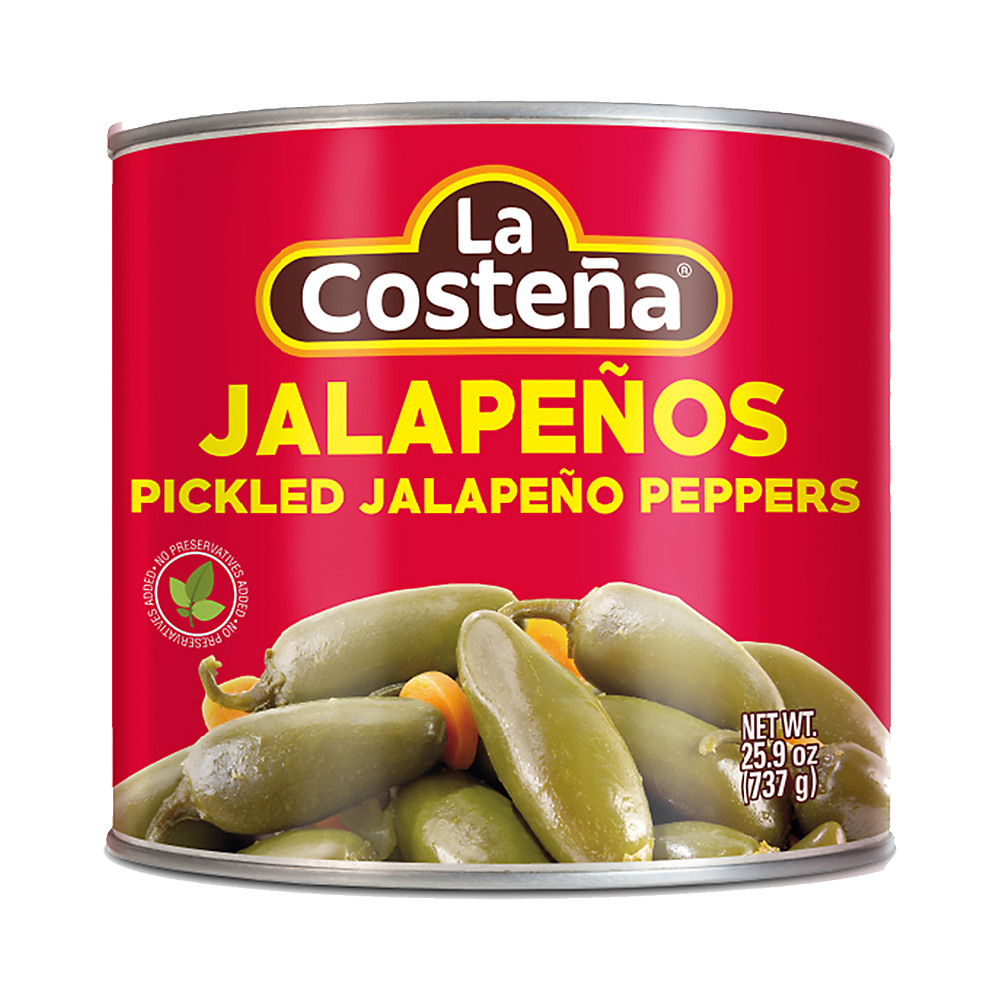 Calories in La Costena Green Pickled Jalapeno Peppers, 26 oz