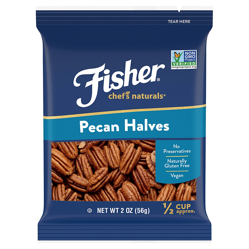 Calories in Fisher Pecan Halves, 2 oz
