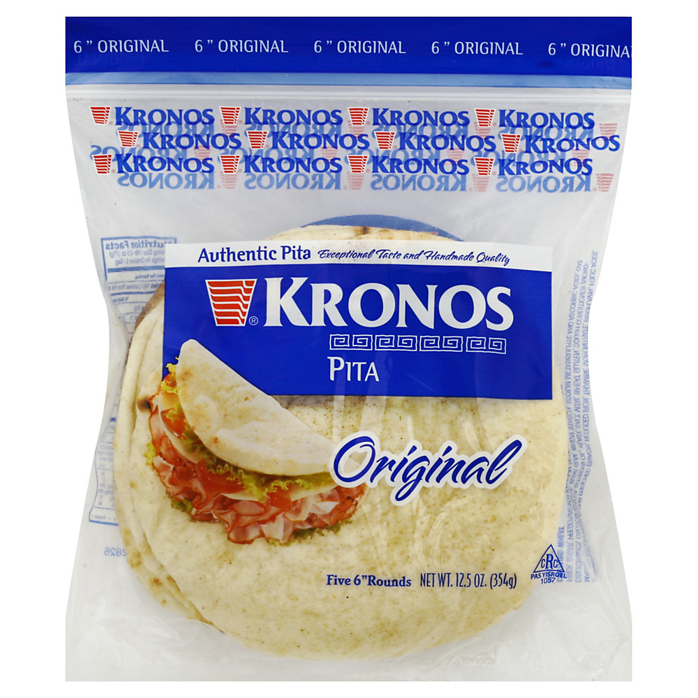 Calories in Kronos Pita Original, 12.5 OZ