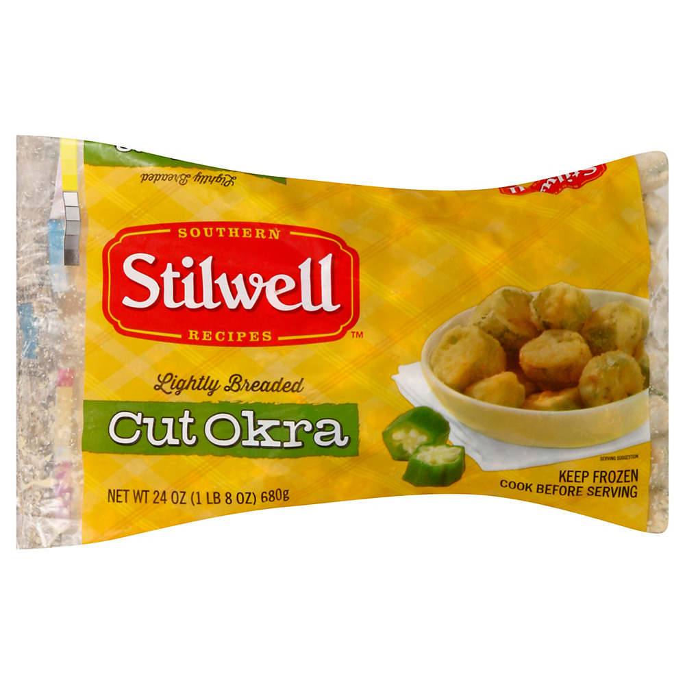 Calories in Stilwell Lightly Breaded Cut Okra, 24 oz