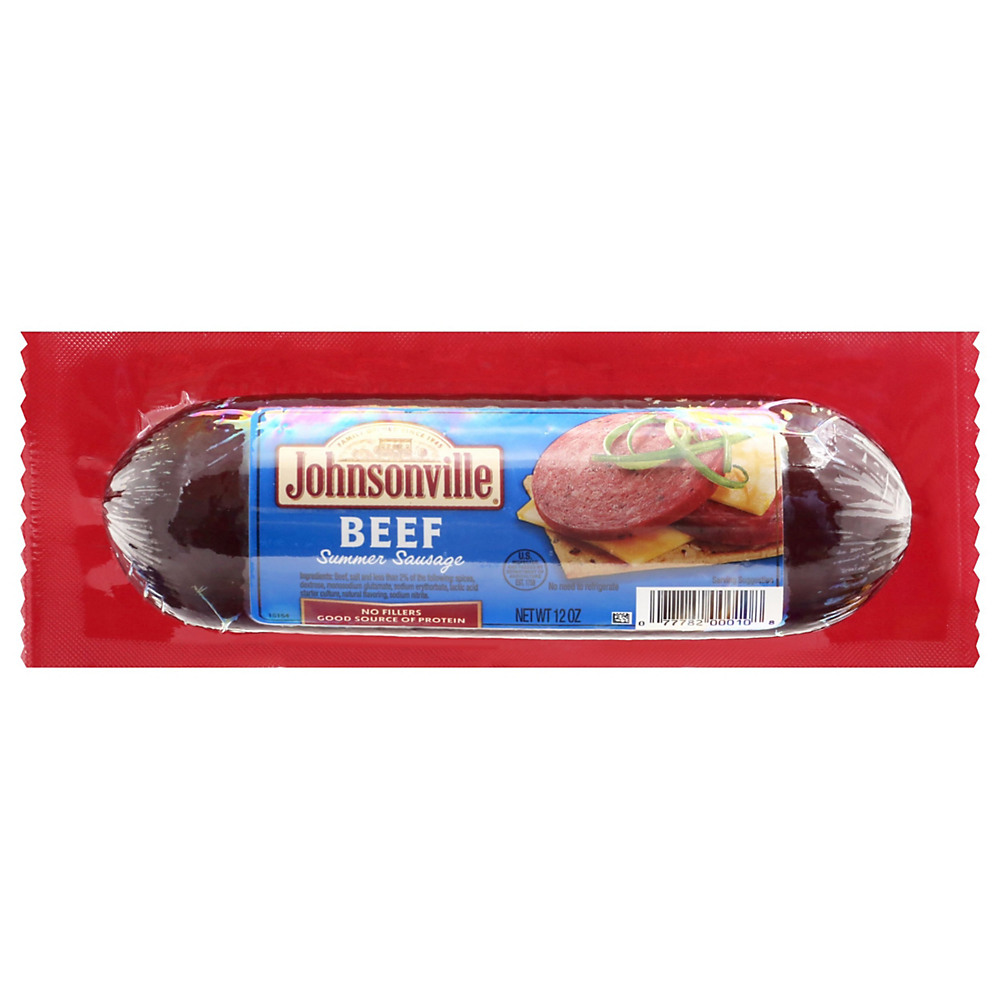 Calories in Johnsonville Beef Summer Sausage, 12 oz