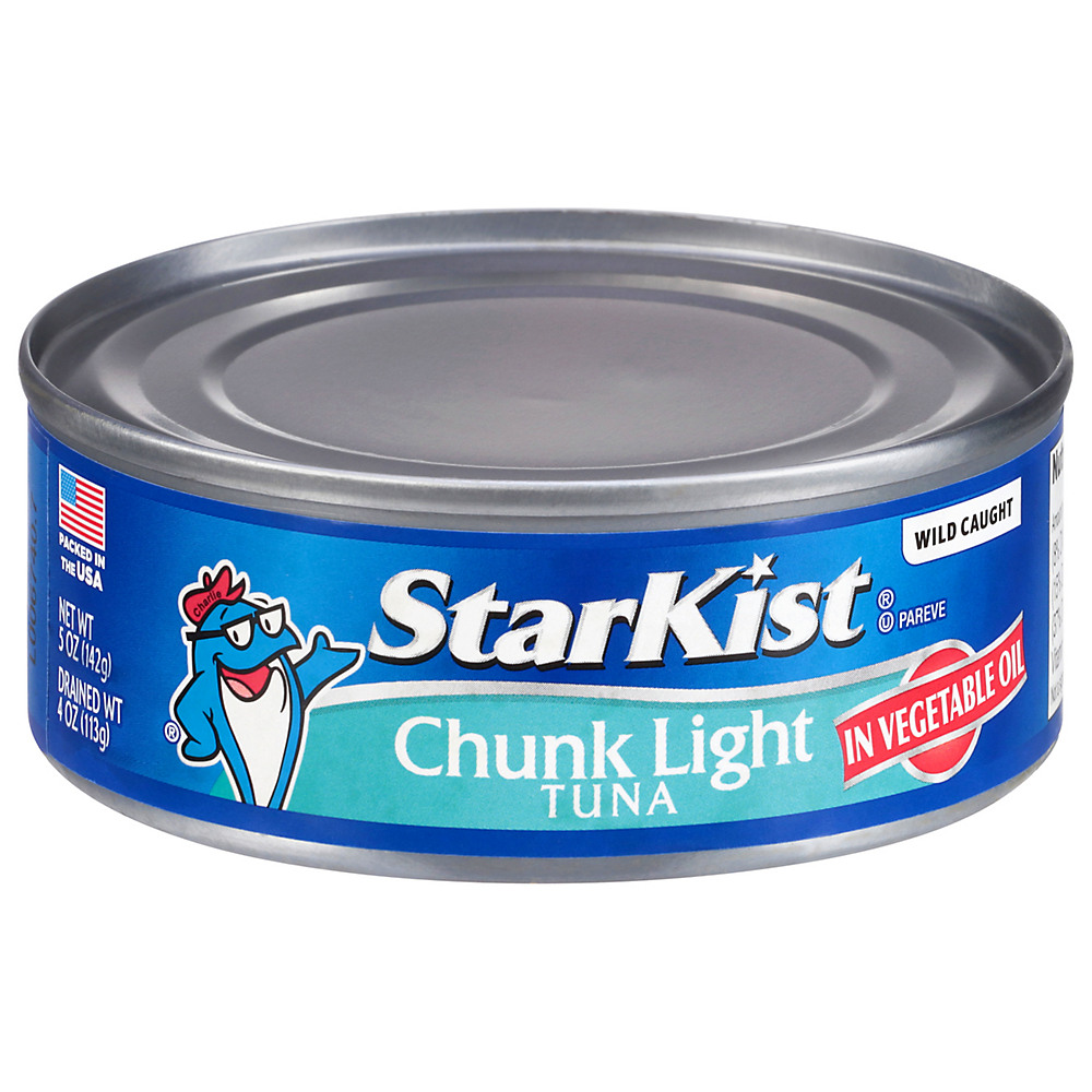 Calories in StarKist Light Chunk Tuna in Vegetable Oil, 5 oz