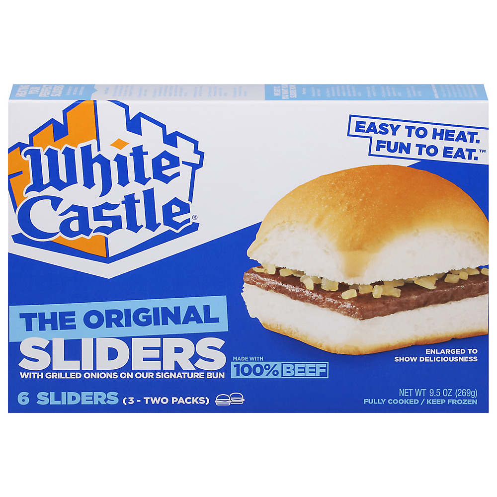 Calories in White Castle Microwaveable Hamburgers, 6 ct