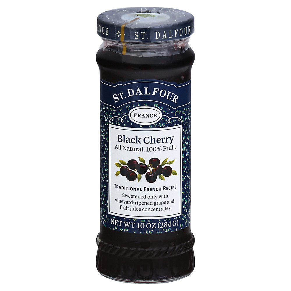 Calories in St. Dalfour Deluxe Black Cherry Fruit Spread, 10 oz
