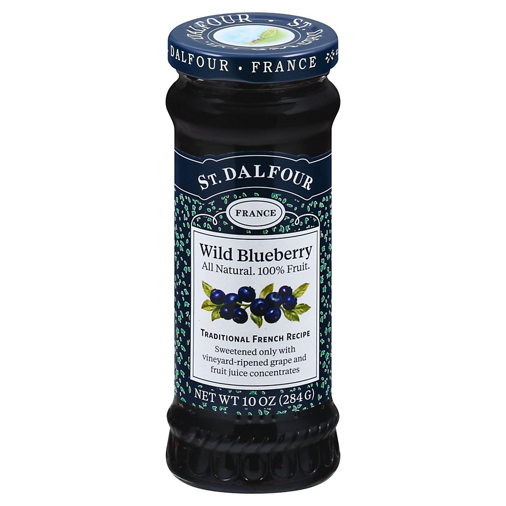 Calories in St. Dalfour Deluxe Wild Blueberry Fruit Spread, 10 oz