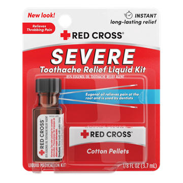 Red Cross Severe Toothache Relief Kit