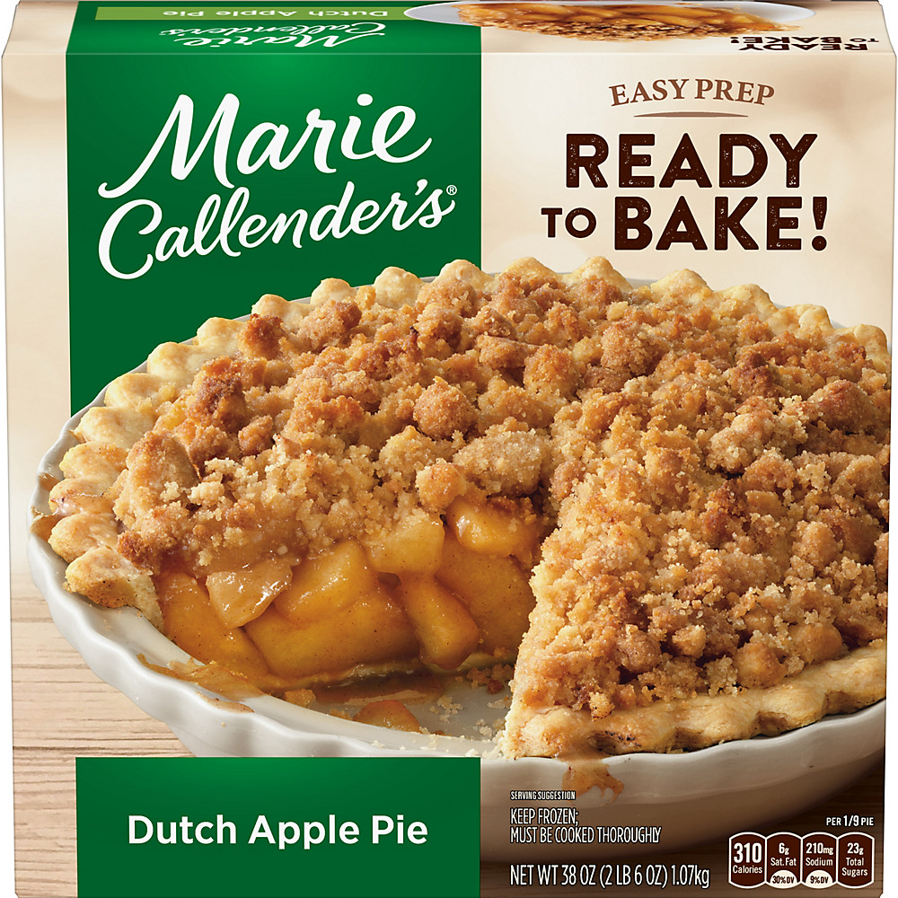 Calories in Marie Callender's Dutch Apple Pie, 38 oz