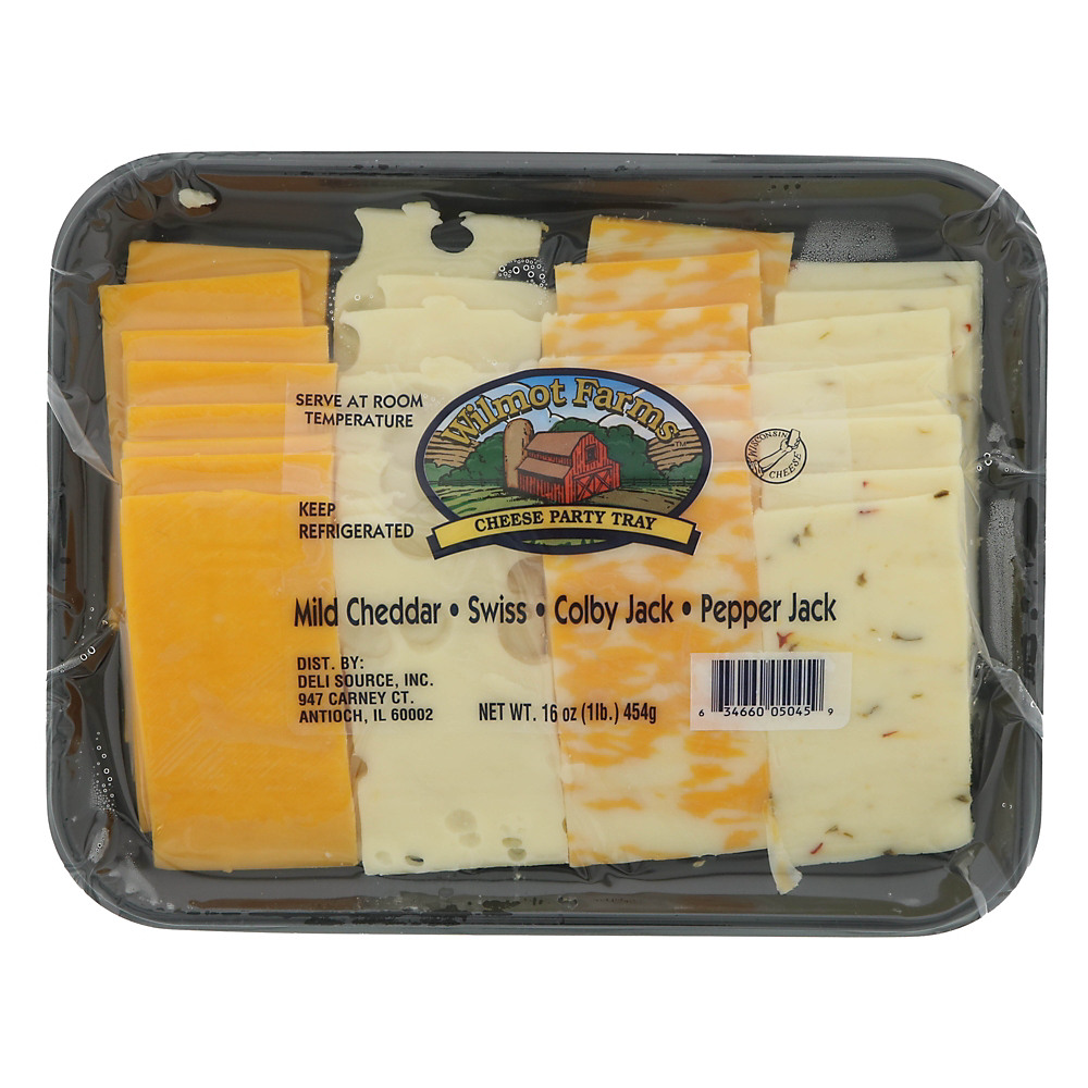 Calories in Wilmot Farms Cheese Party Tray, 16 oz