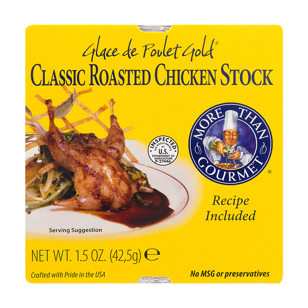 Calories in More Than Gourmet Classic Roasted Chicken  Stock, 1.5 oz