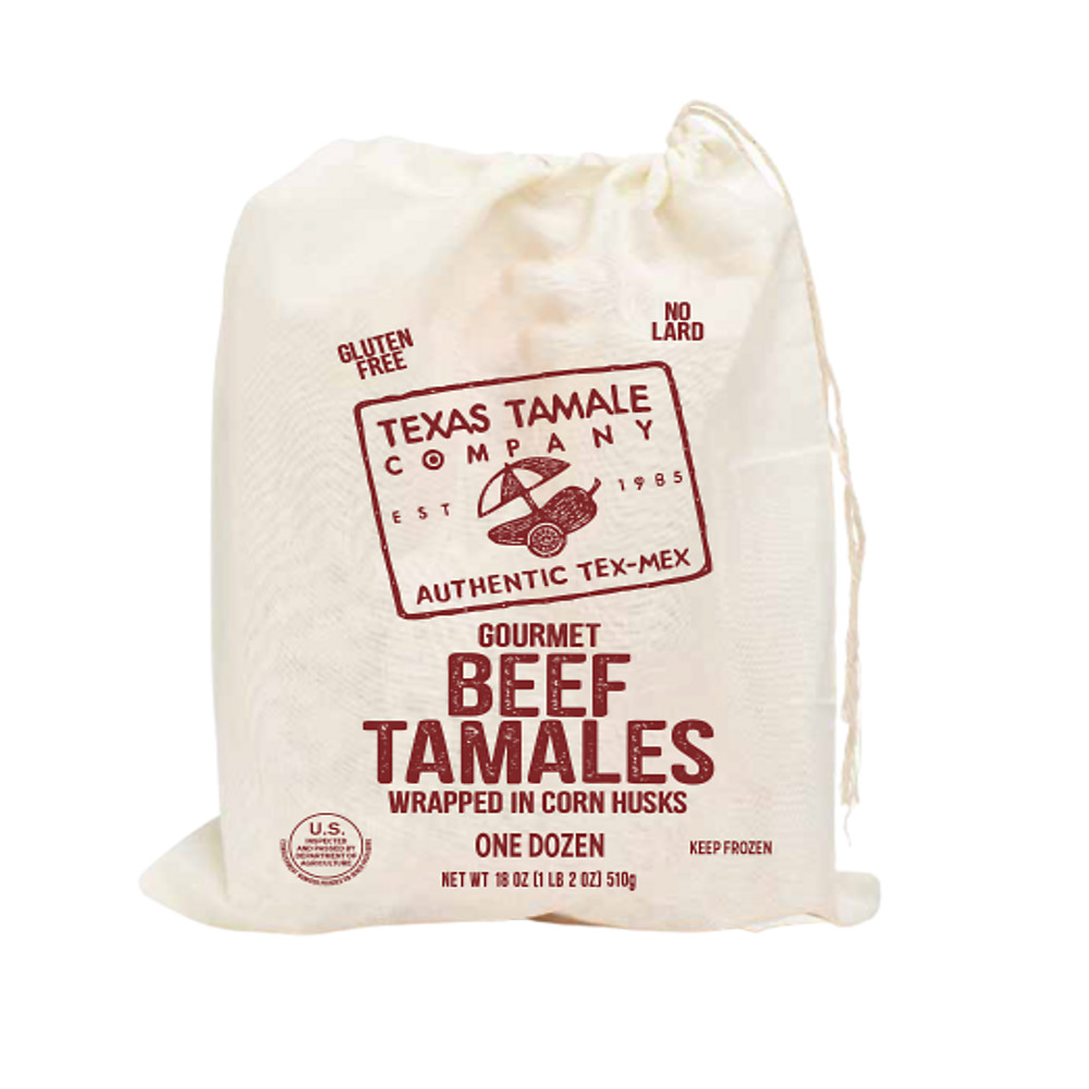 Calories in Texas Tamale Company Gourmet Beef Tamales, 12 ct