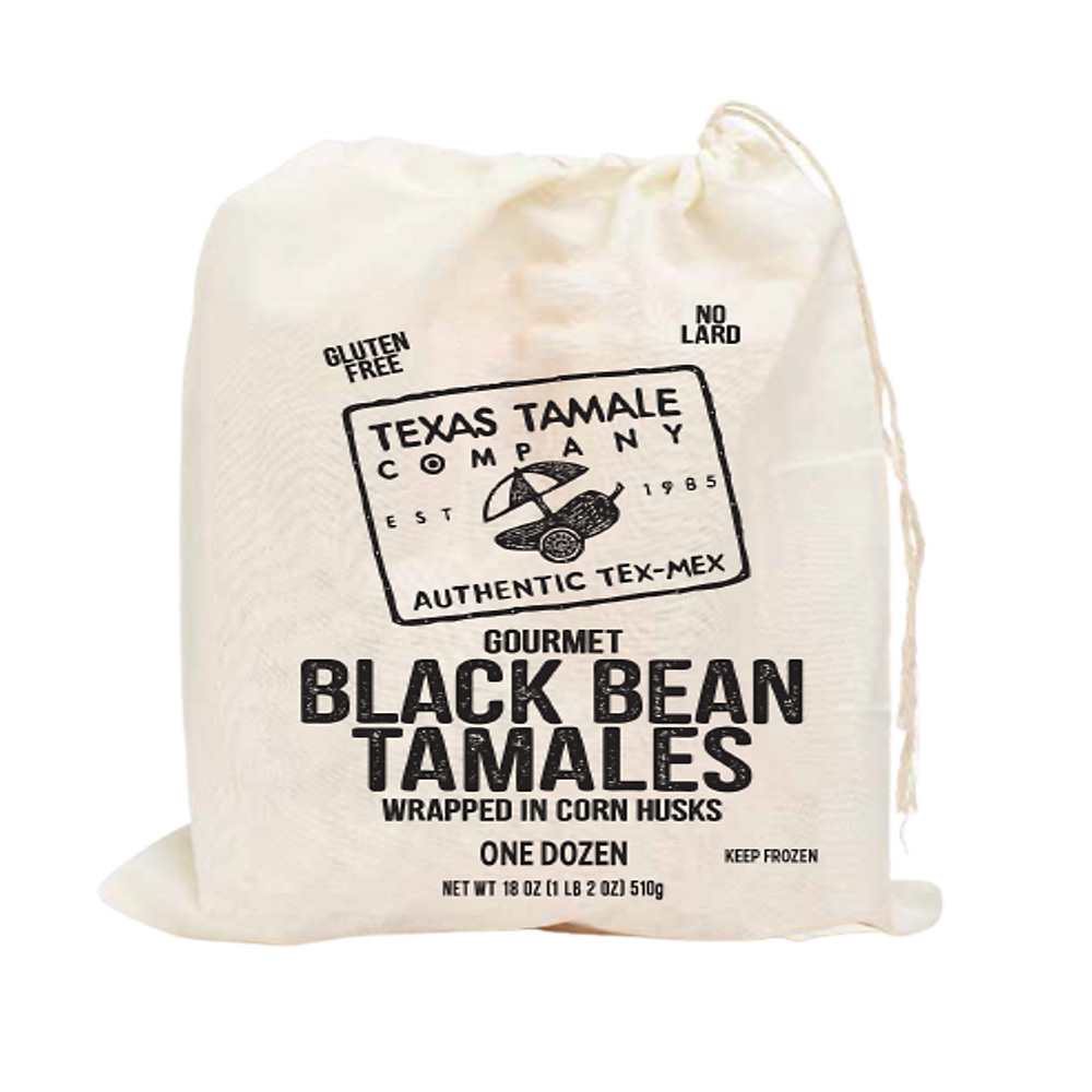 Calories in Texas Tamale Company Black Bean Tamales with Cilantro, 12 ct