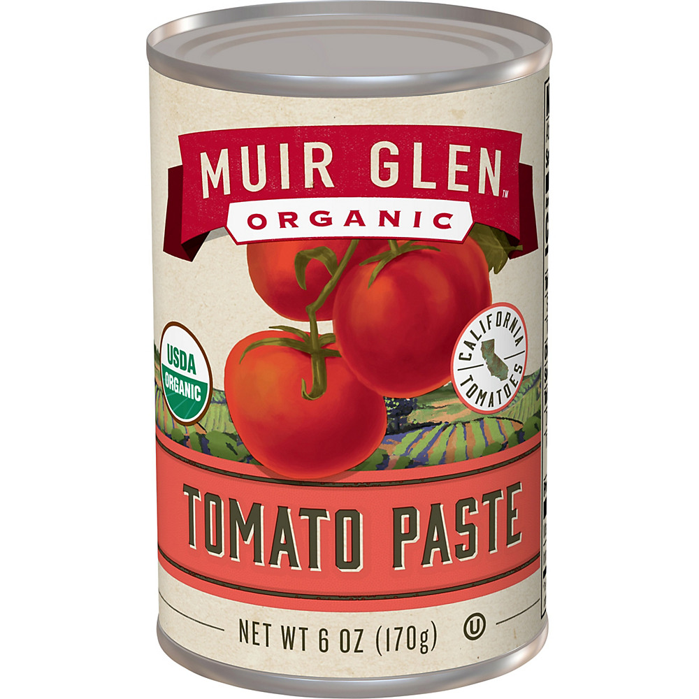 Calories in Muir Glen Organic Premium Tomato Paste, 6 oz