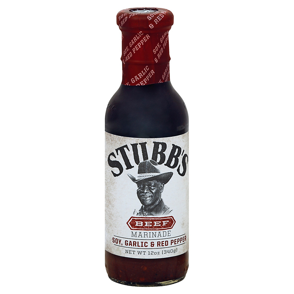Calories in Stubb's Soy, Garlic & Red Pepper Beef Marinade, 12 oz