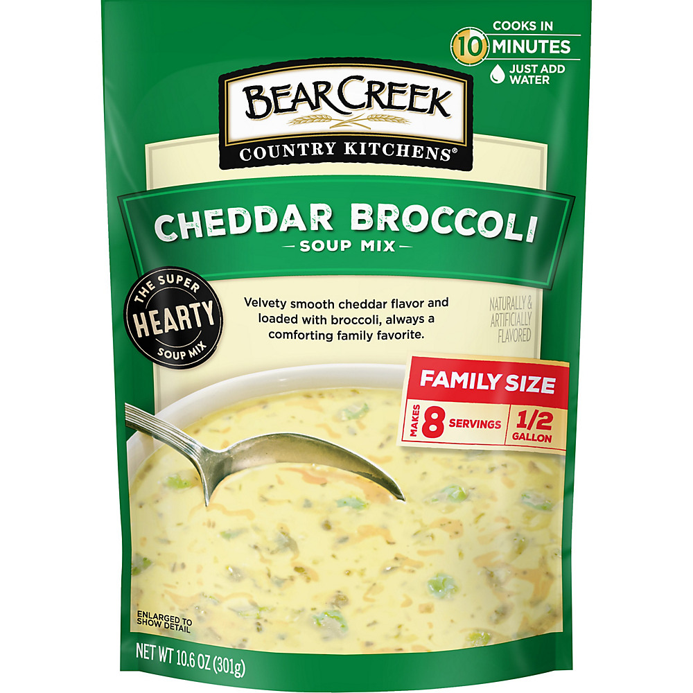 Calories in Bear Creek Country Kitchens Cheddar Broccoli Soup Mix, 11.2 oz