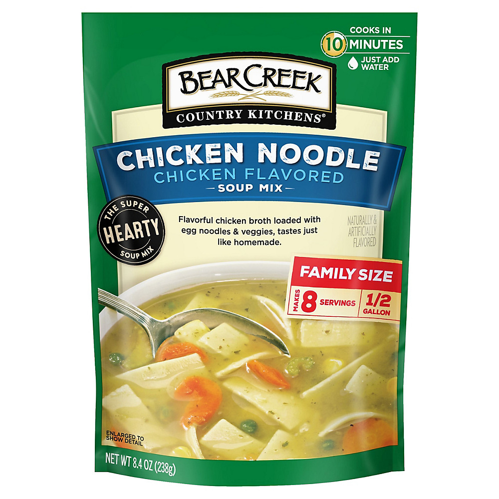 Calories in Bear Creek Country Kitchens Chicken Noodle Chicken Flavored Soup Mix, 9.3 oz