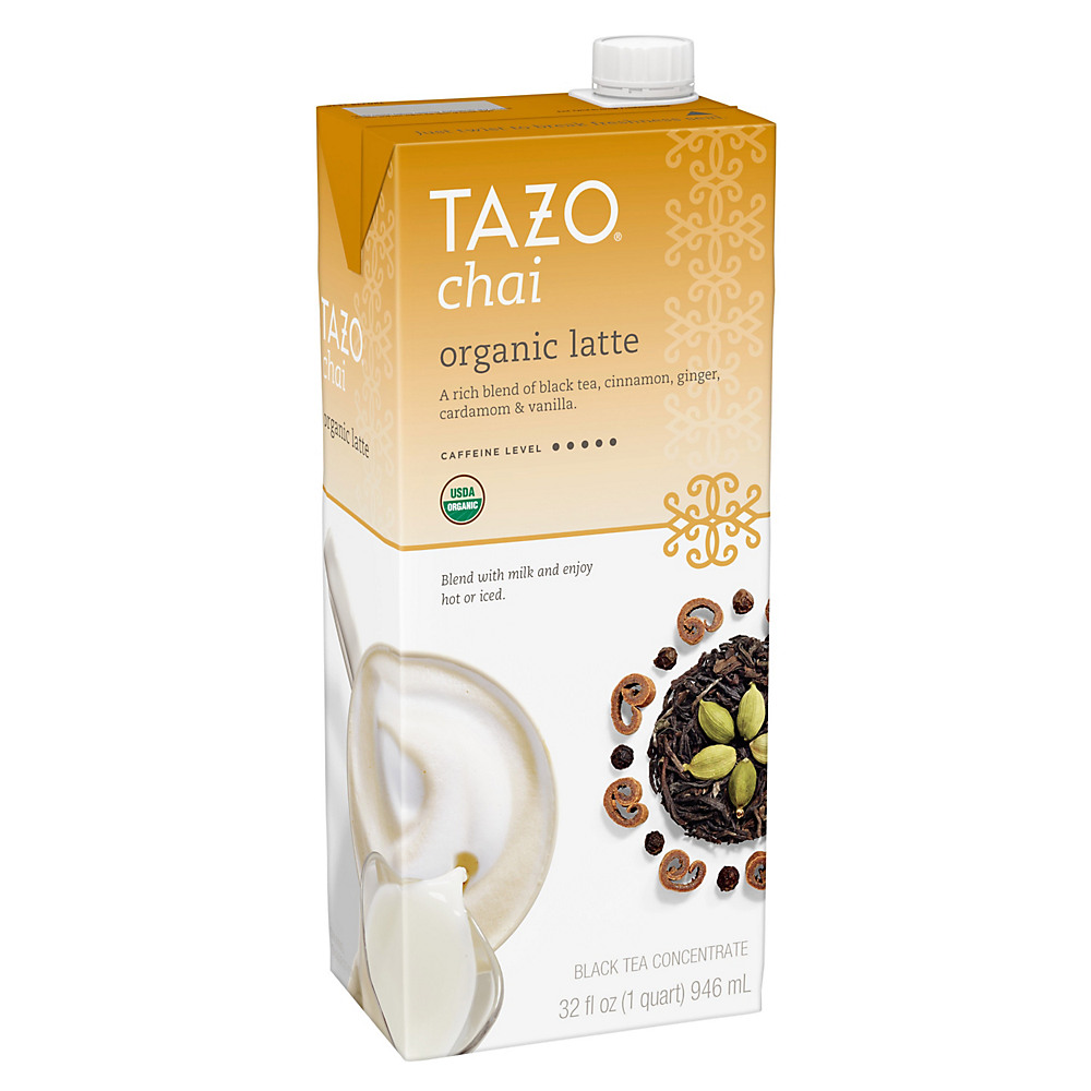 Calories in Tazo Organic Chai Latte Black Tea Concentrate, 32 oz