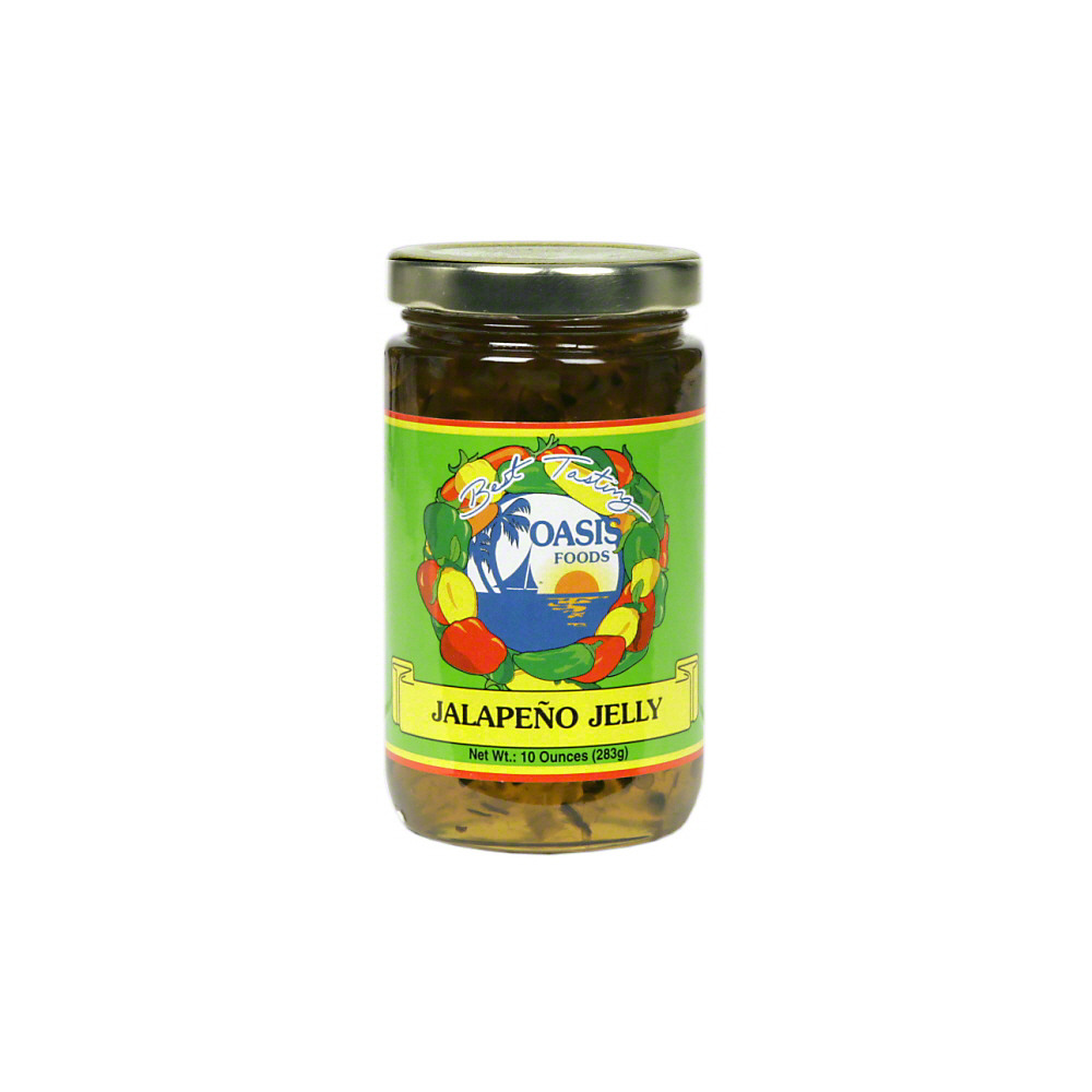 Calories in Oasis Foods Jalapeno Jelly, 10 oz