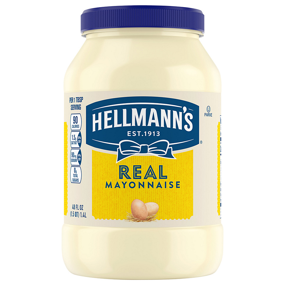 Calories in Hellmann's Real Mayonnaise, 48 oz
