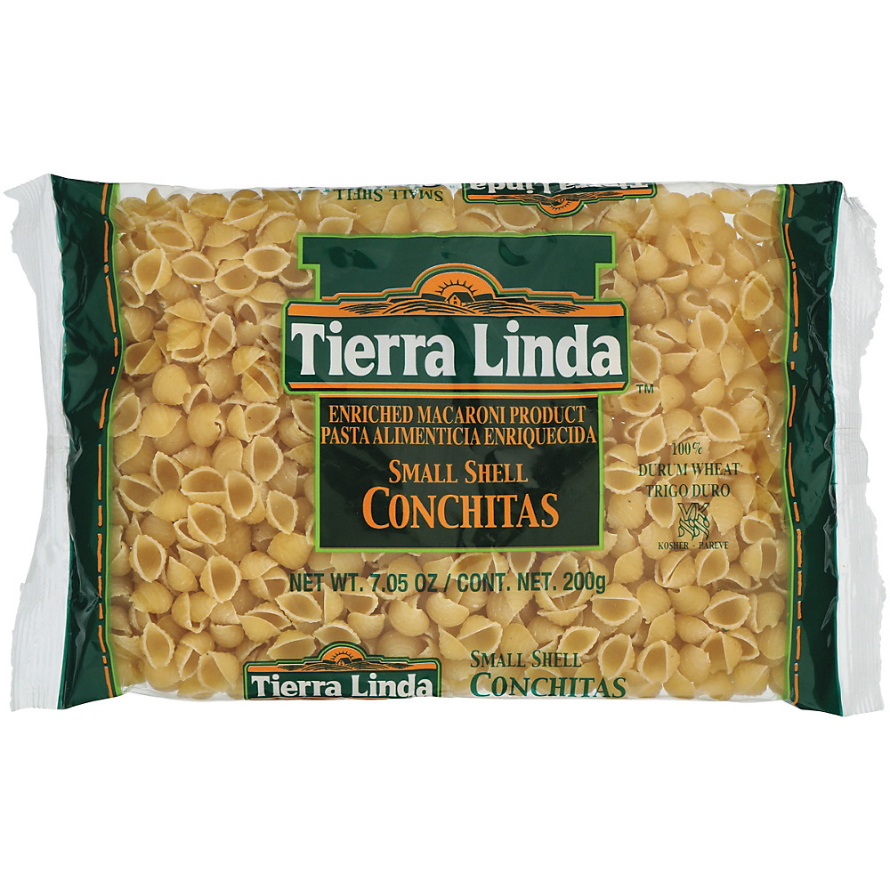 Calories in Tierra Linda Conchitas Small Shells Pasta, 7.05 oz