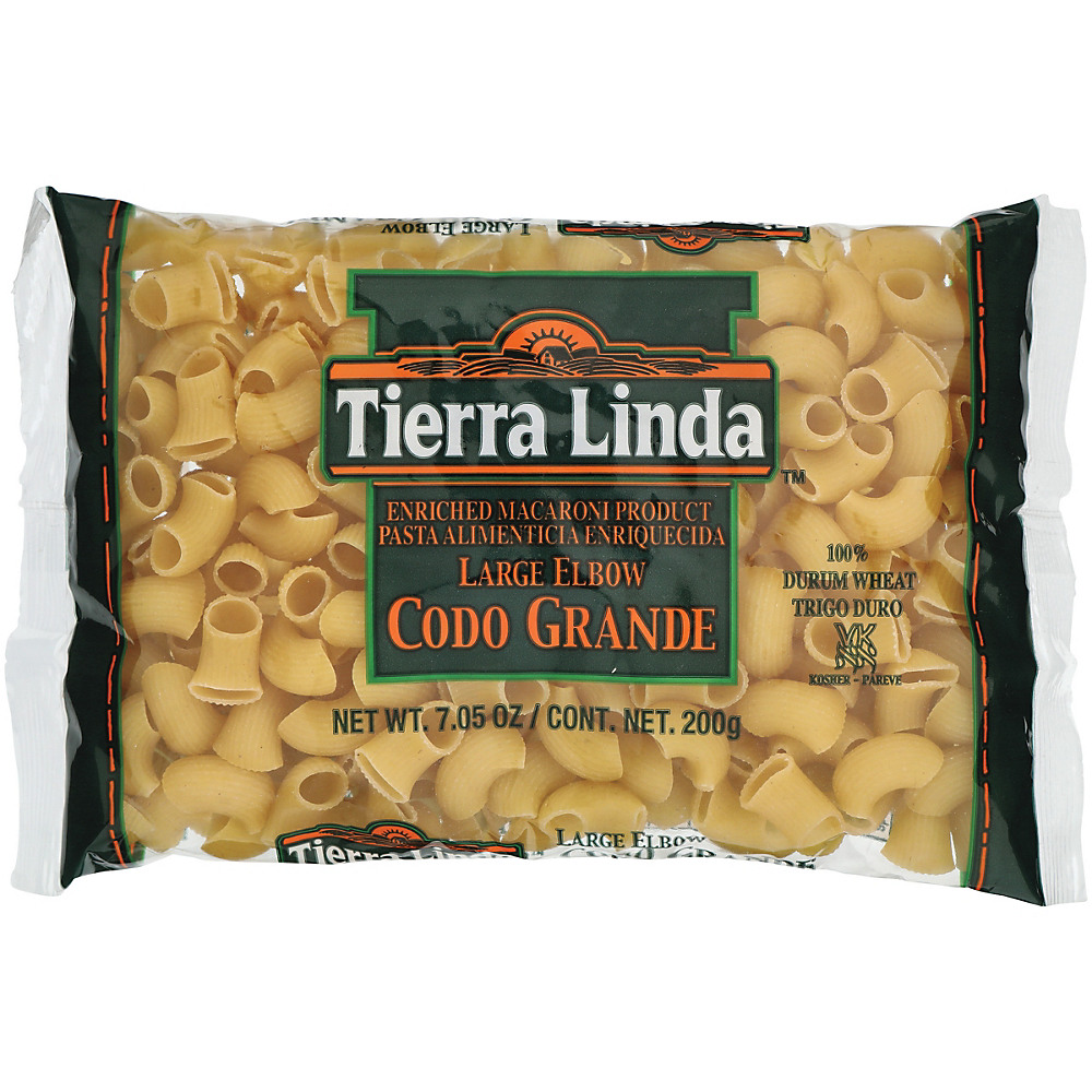 Calories in Tierra Linda Codo Large Elbow Pasta, 7.05 oz