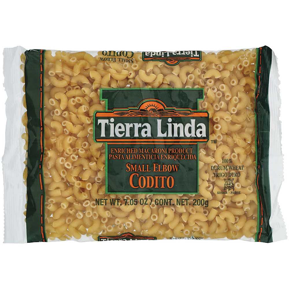 Calories in Tierra Linda Codito Small Elbow Pasta, 7 oz