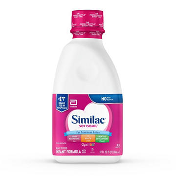 Similac Soy Isomil Ready-to-Feed Infant Formula, 32 oz