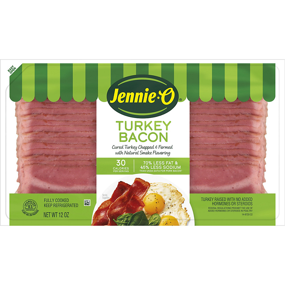 Calories in Jennie-O Turkey Bacon, 12 oz