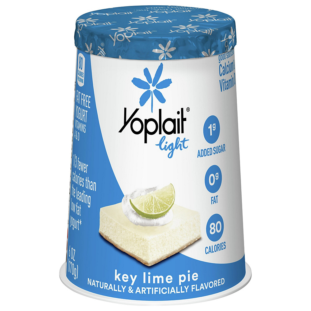 Calories in Yoplait Light Key Lime Pie Yogurt, 6 oz