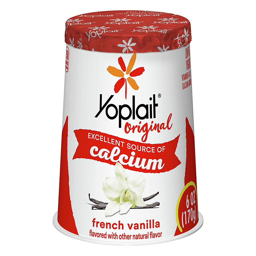 Calories in Yoplait Original Low-Fat French Vanilla Yogurt, 6 oz