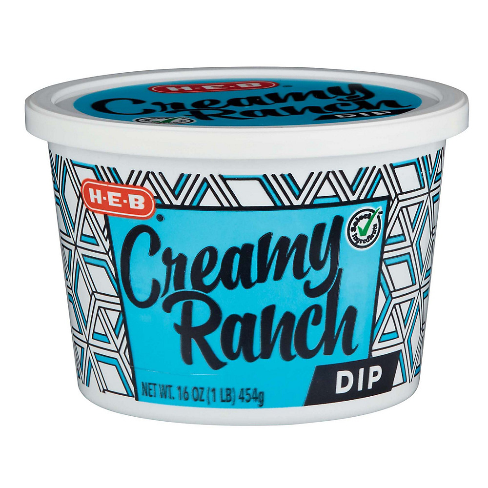 Calories in H-E-B Select Ingredients Creamy Ranch Dip, 16 oz