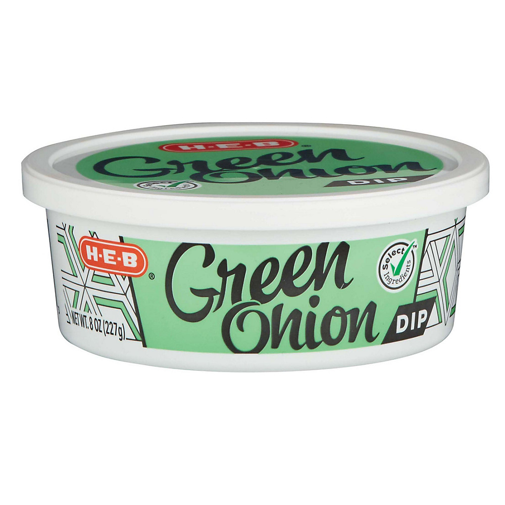 Calories in H-E-B Select Ingredients Green Onion Dip, 8 oz