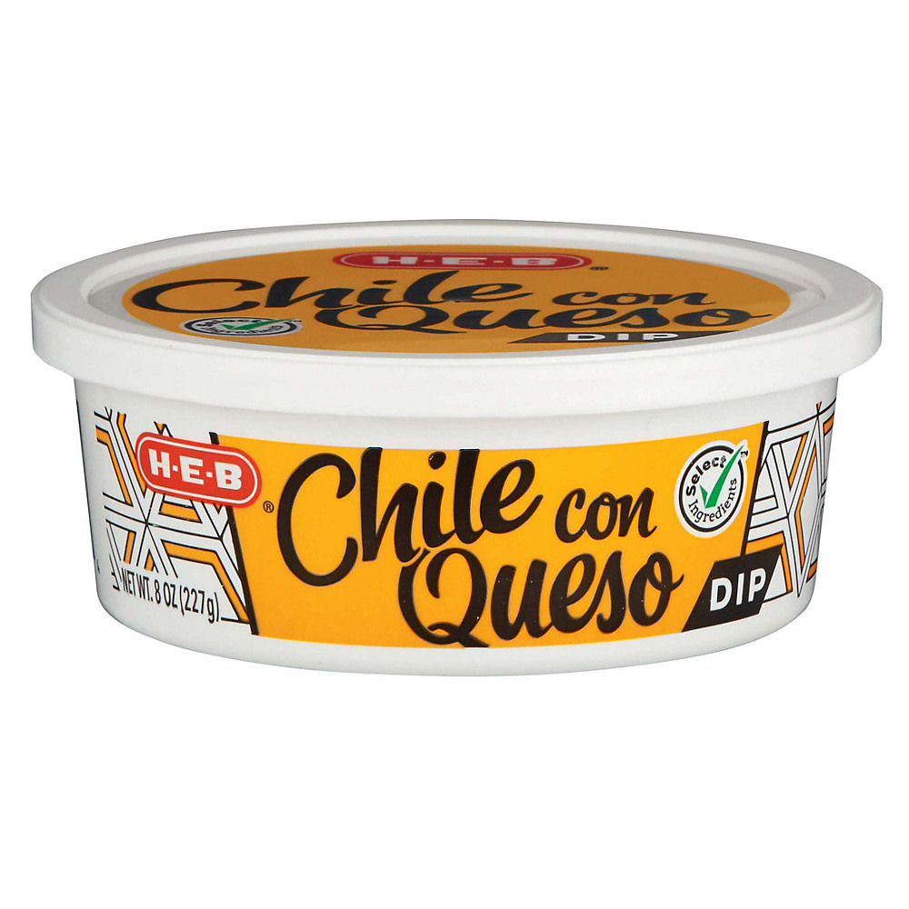 Calories in H-E-B Select Ingredients Chile Con Queso Dip, 8 oz