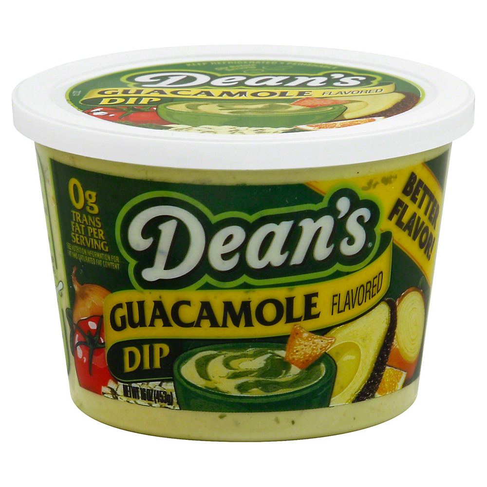 Calories in Dean's Guacamole Flavored Dip, 16 oz