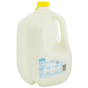 Hill Country Fare Fat Free Milk, 1 gal