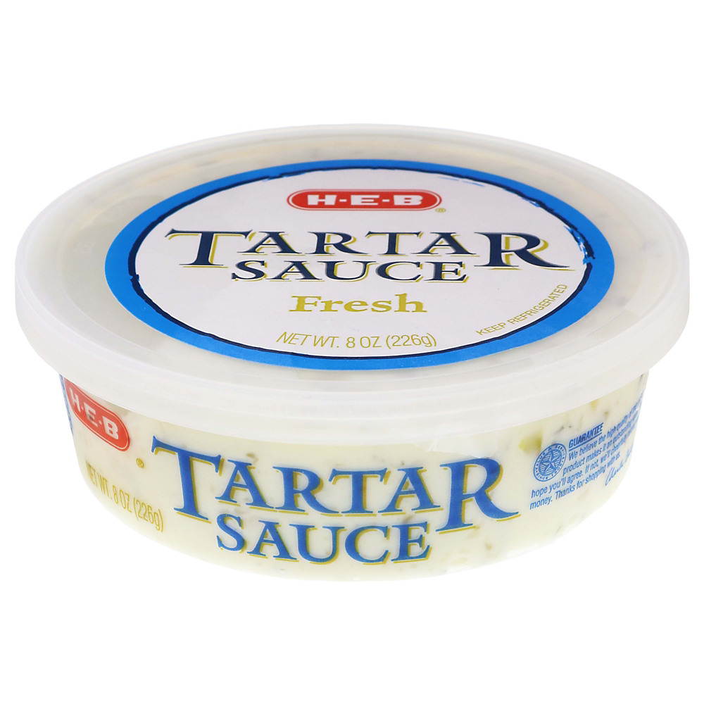 Calories in H-E-B Fresh Tartar Sauce, 8 oz