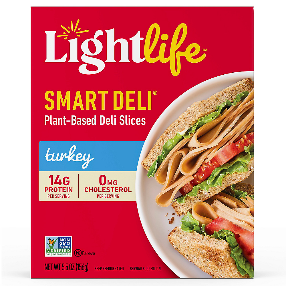 Calories in Lightlife Smart Deli Roast Turkey Style Veggie Protein Slices, 5.5 oz