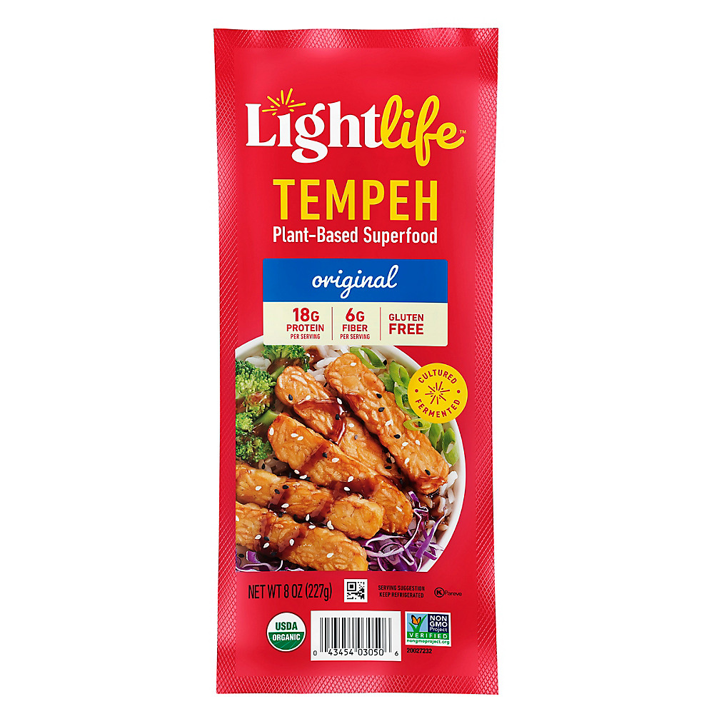 Calories in Lightlife Organic Tempeh, 8 oz