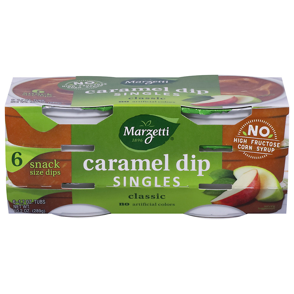 Calories in Marzetti Caramel Dip Singles Snack Pack, 6 ct