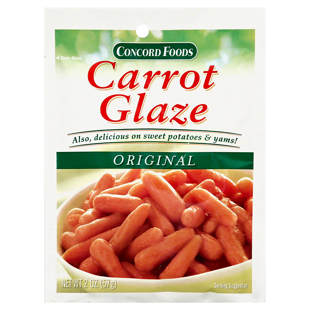 Calories in Concord Foods Carrot Glaze Mix, 2 oz