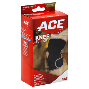 Ace Adjustable Moderate Knee Support, EACH