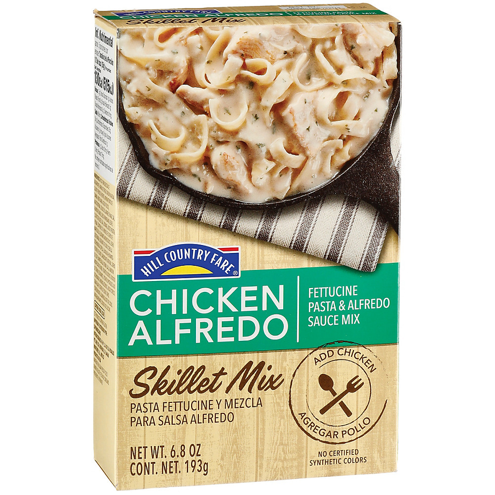 Calories in Hill Country Fare Chicken Alfredo Dinner Mix, 6.8 oz