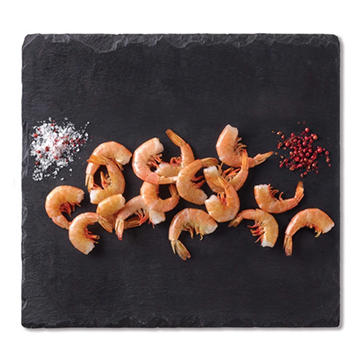 H-E-B Wild Caught Shell-On Large Gulf Brown Raw Shrimp, 31 - 40 ct/lb, lb