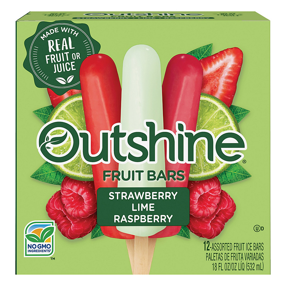 Calories in Outshine Assorted Fruit Bars, 12 ct