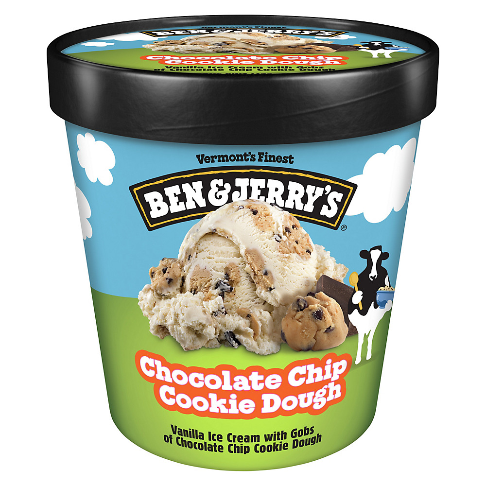 Calories in Ben & Jerry's Chocolate Chip Cookie Dough Ice Cream, 1 pt
