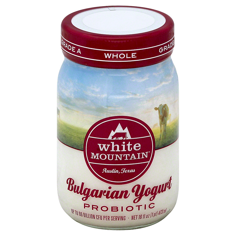 Calories in White Mountain Bulgarian Whole Milk Probiotic Yogurt, 16 oz