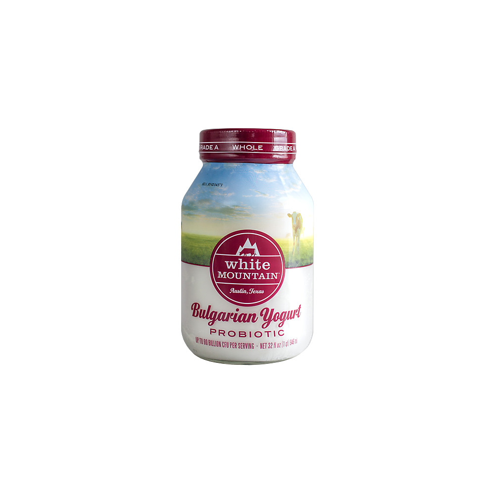 Calories in White Mountain Bulgarian Whole Milk Probiotic Yogurt, 32 oz