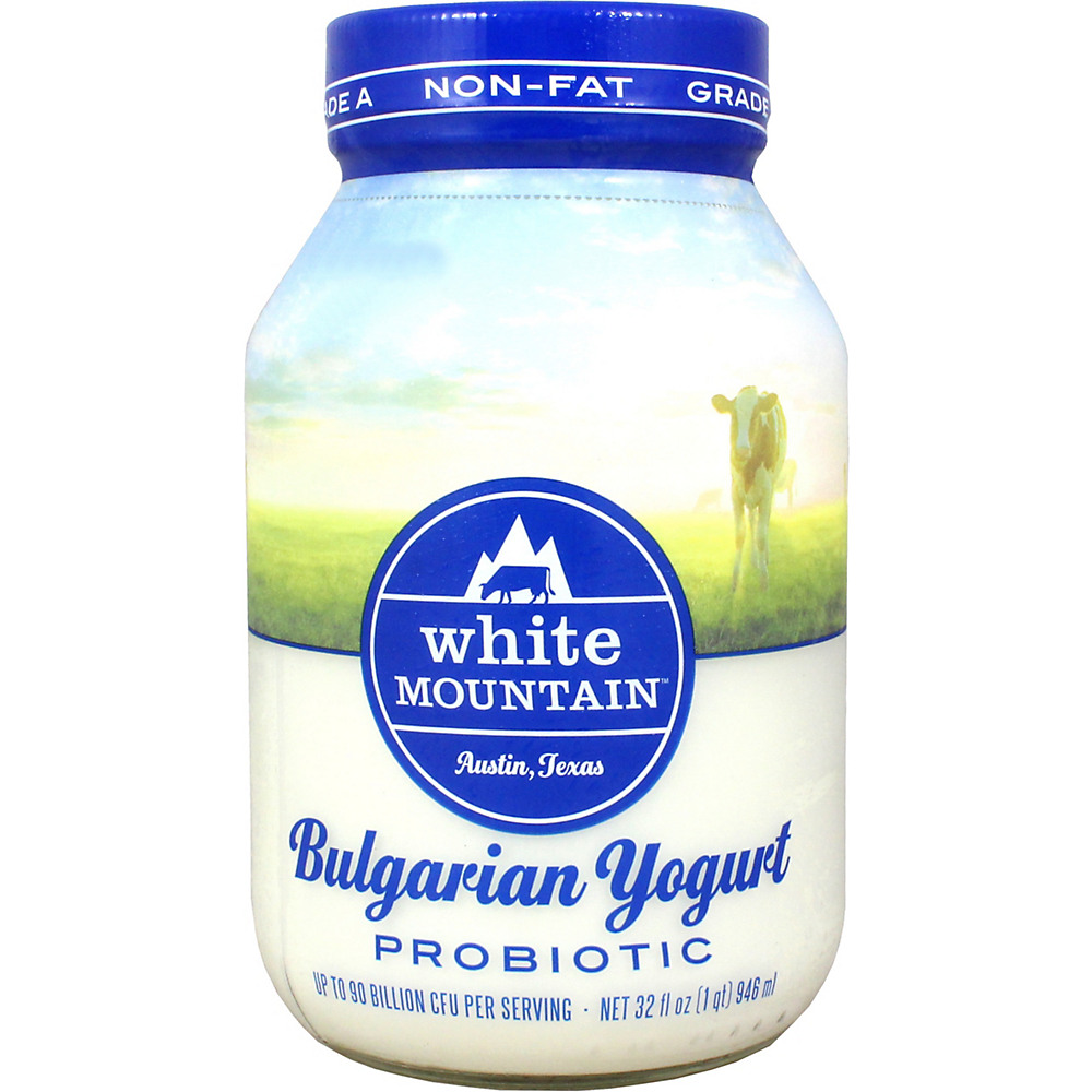 Calories in White Mountain Non-Fat Bulgarian Yogurt, 32 oz